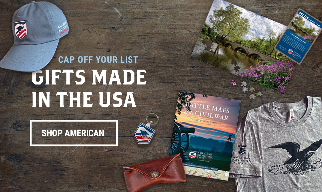 Cap off your list with gifts made in the USA. Shop American.